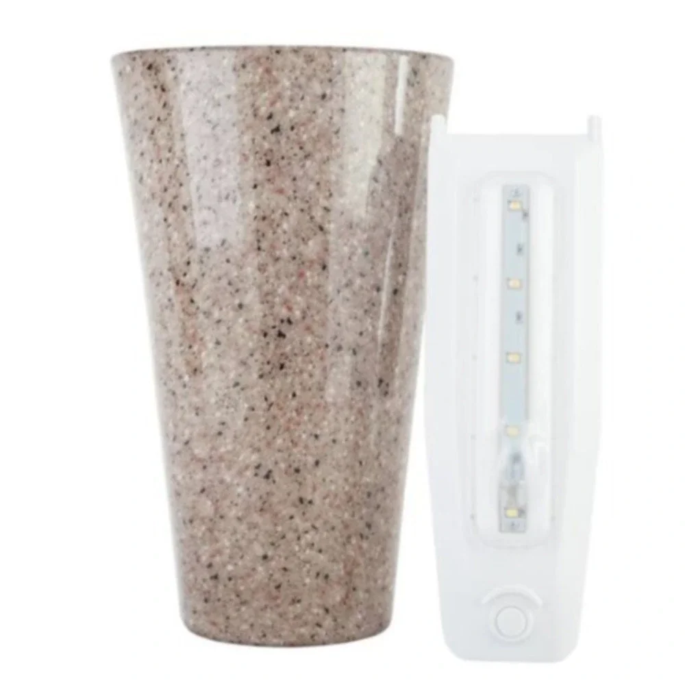 It's Exciting Lighting Vivid Series Granite Style LED Wireless Wall Sconce Pair